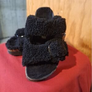 Birkenstock Arizona Papillio Teddy Shearling Sandals Comfy Cozy Bohemian Hippie